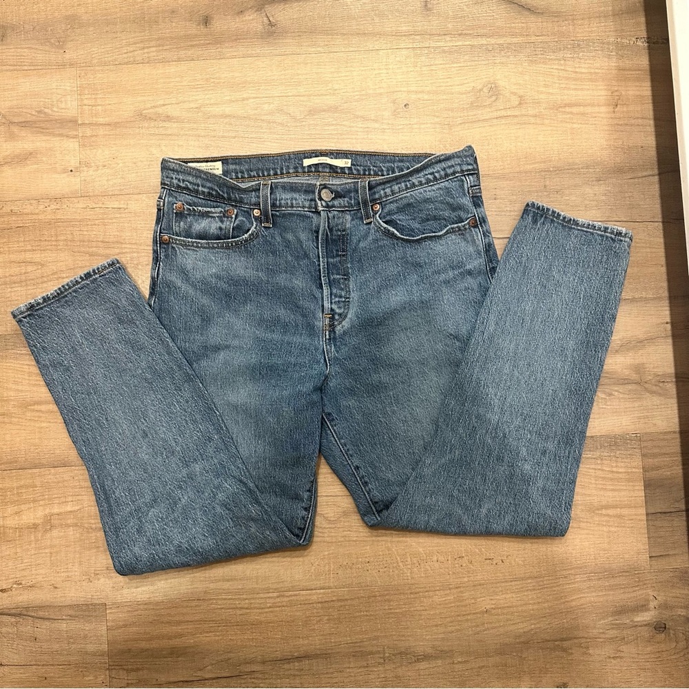 Levi’s Wedgie Straight Jean - Unstoppable Wear Dark Wash